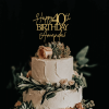 Happy 40th Birthday Cake Topper, Happy 40th Birthday
