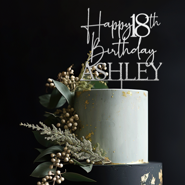 18th Birthday Cake Topper