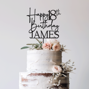 18th Birthday Cake Topper