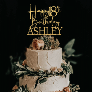 18th Birthday Cake Topper