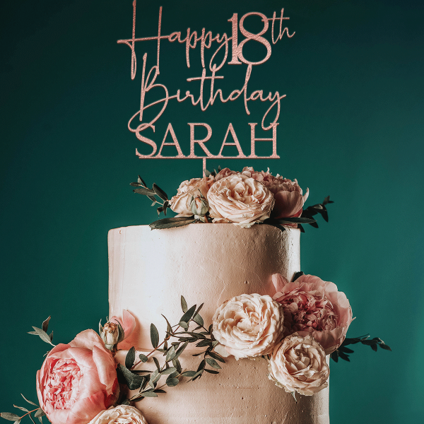 18th Birthday Cake Topper