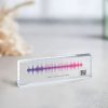 Soundwave Song Plaque, Sound Plaque with QR Code