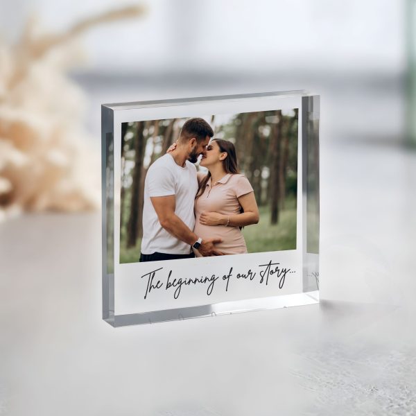 Pregnancy Announcement Plaque, New Baby Plaque
