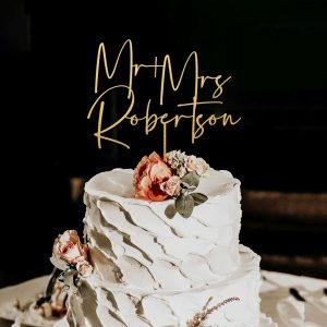 Mr and Mrs Cake Toppers for Wedding, Wedding Cake Topper