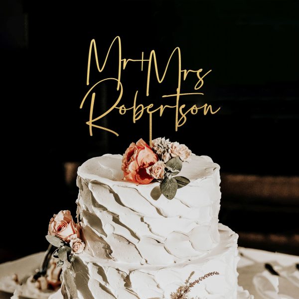 Mr and Mrs Cake Toppers for Wedding, Wedding Cake Topper