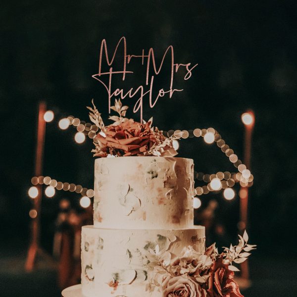 Mr and Mrs Cake Toppers for Wedding, Wedding Cake Topper