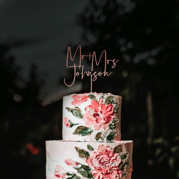 Mr and Mrs Cake Toppers for Wedding, Wedding Cake Topper