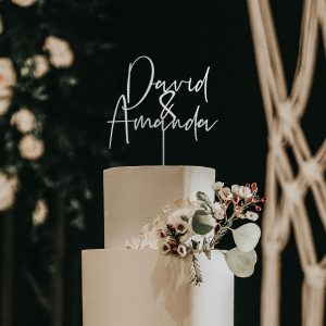 Mr and Mrs Cake Toppers for Wedding, Wedding Cake Topper