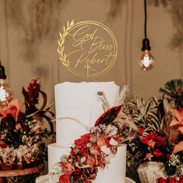First Communion Cake topper, Baptism Cake Topper
