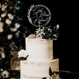 First Communion Cake topper, Baptism Cake Topper