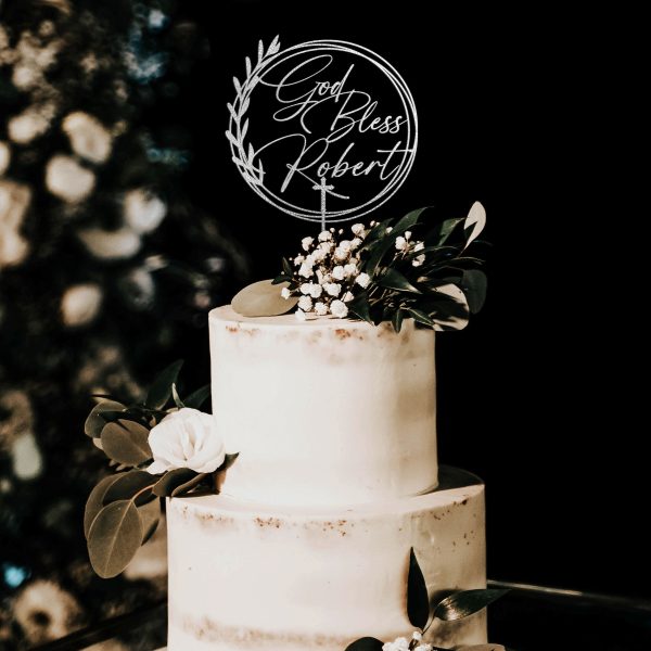 First Communion Cake topper, Baptism Cake Topper