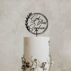 First Communion Cake topper, Baptism Cake Topper