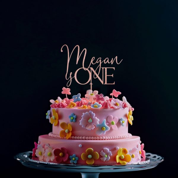 1st Birthday Cake Topper, First Birthday Cake Topper, Personalized Birthday Cake Topper, Kids Birthday Cake Topper