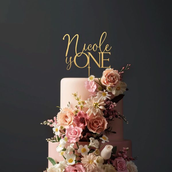 1st Birthday Cake Topper, First Birthday Cake Topper, Personalized Birthday Cake Topper, Kids Birthday Cake Topper