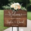 Wedding Welcome Sign, Personalized Wedding Welcome Sign