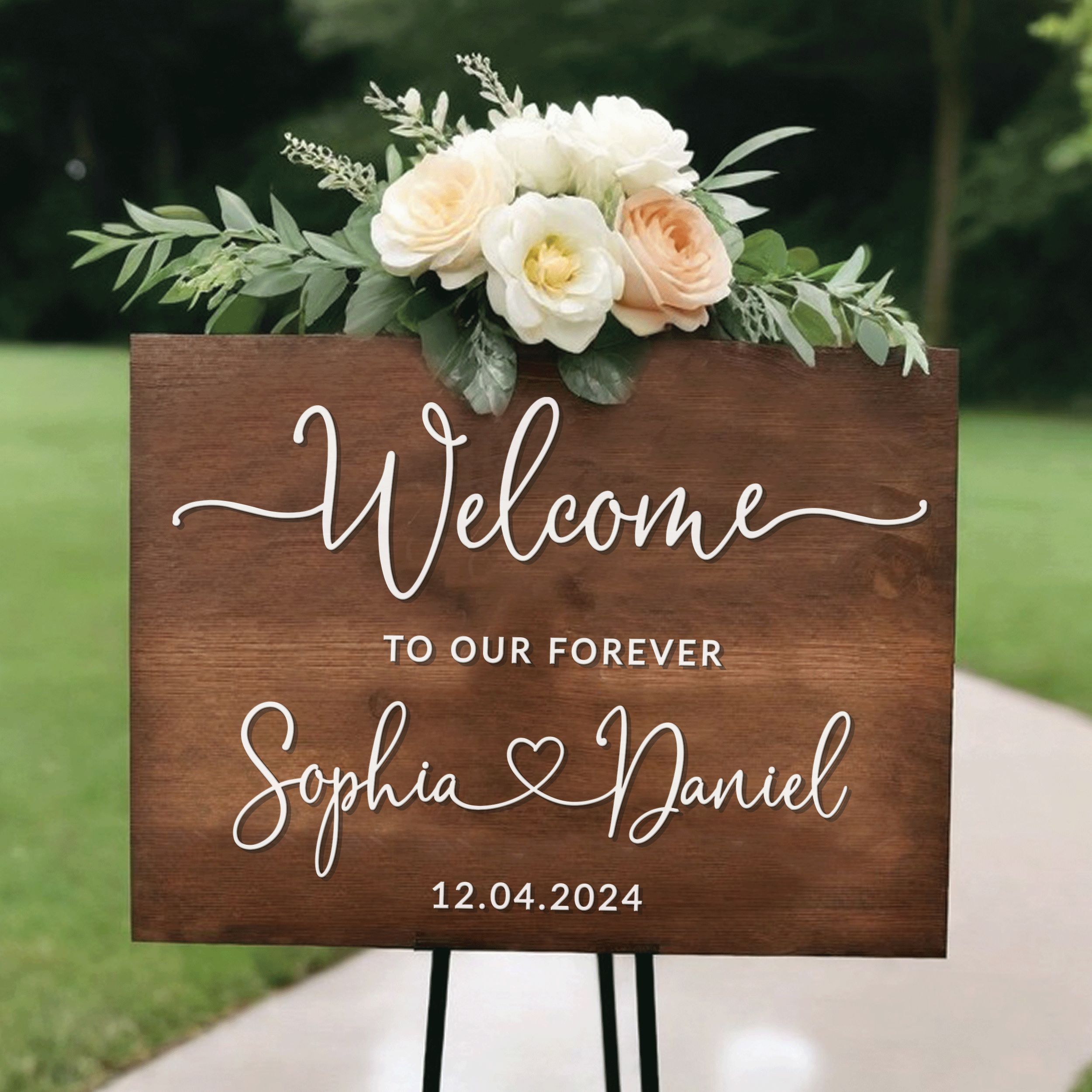 Welcome-Sign-Mockups_0001_Group-11 Wedding Welcome Sign, Personalized Wedding Welcome Sign