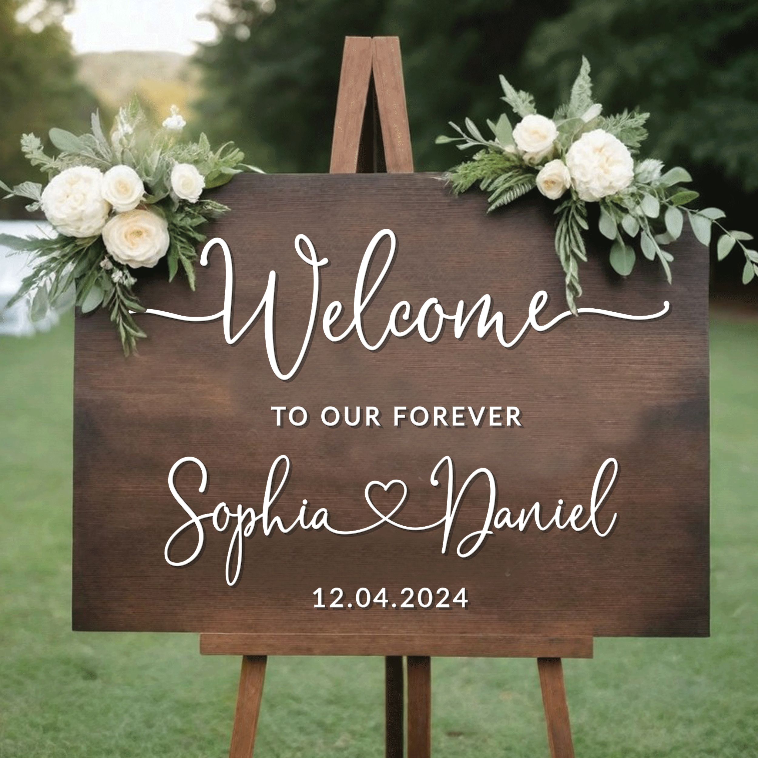 Welcome-Sign-Mockups_0003_Group-9 Wedding Welcome Sign, Personalized Wedding Welcome Sign