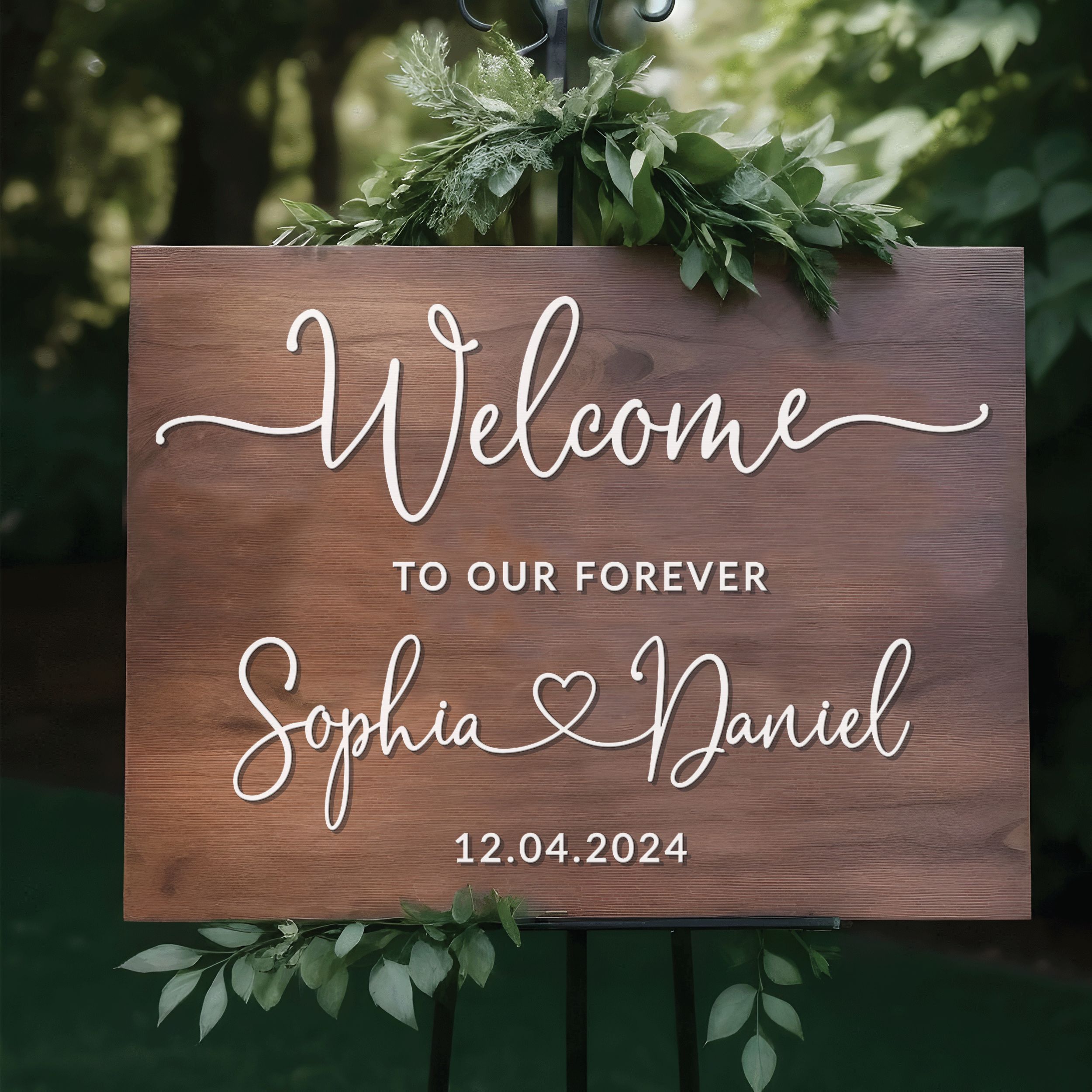 Welcome-Sign-Mockups_0008_Group-4 Wedding Welcome Sign, Personalized Wedding Welcome Sign