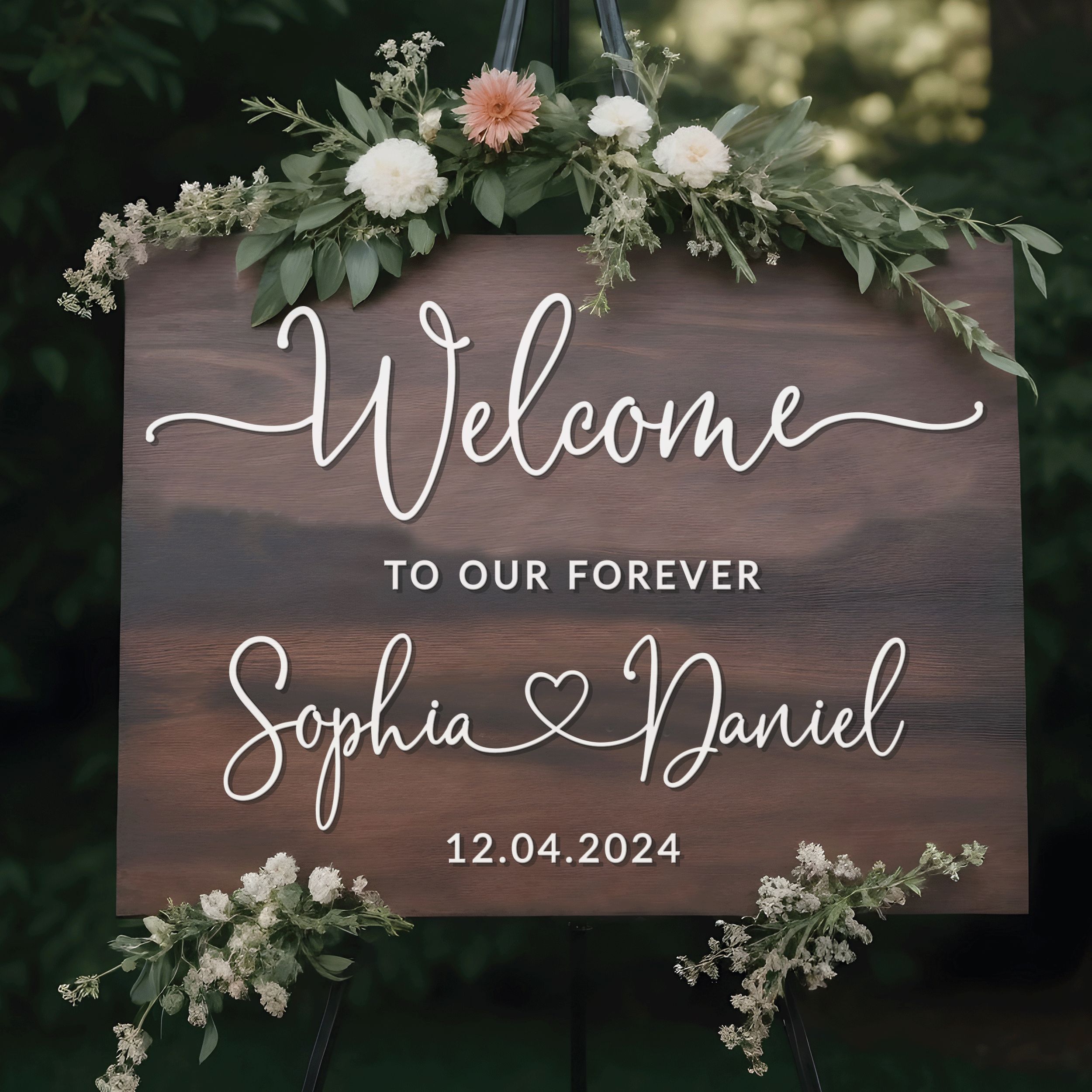 Welcome-Sign-Mockups_0009_Group-3 Wedding Welcome Sign, Personalized Wedding Welcome Sign