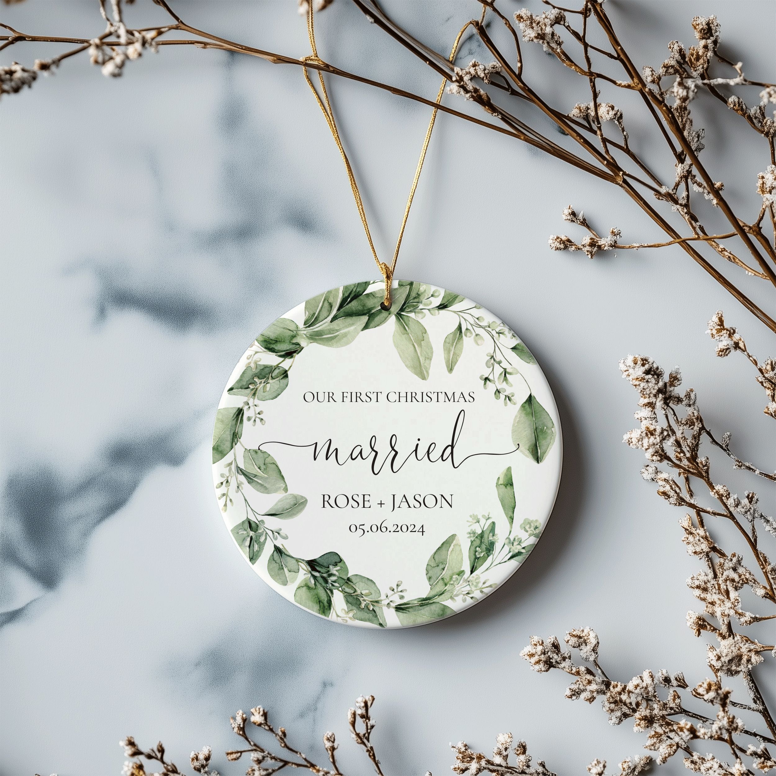 Оur-First-Christmas-Married-2_0003_Group-4 1st Christmas Married Gift, First Christmas Married Ornament