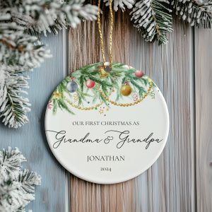 Grandparents Christmas Gift, First Christmas Ornament
